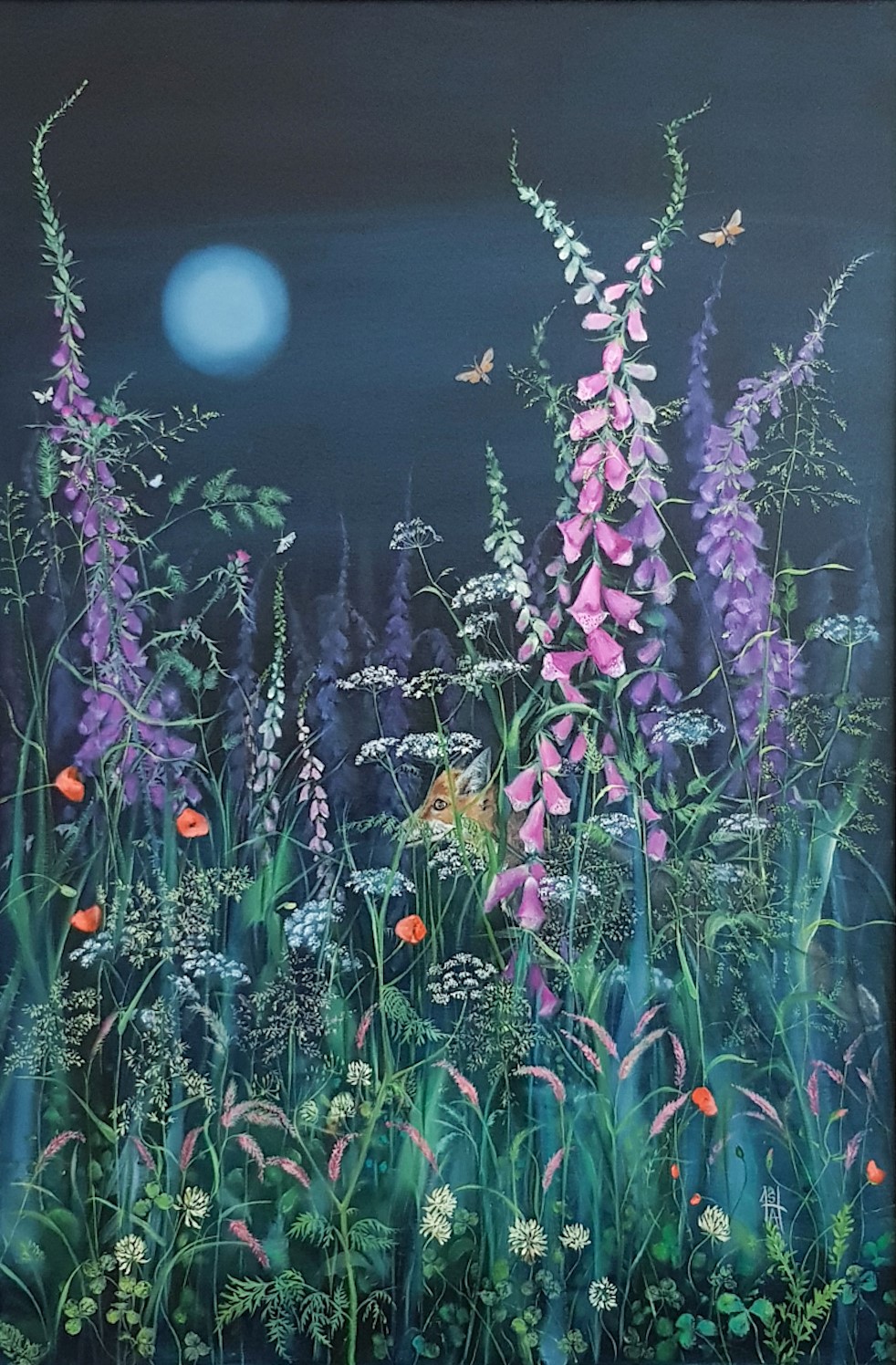 'Fox Moon' by artist Sheila Anderson Hardy